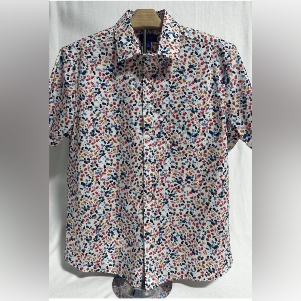 Mens NWOT short sleeve bottom down dress shirt size M medium